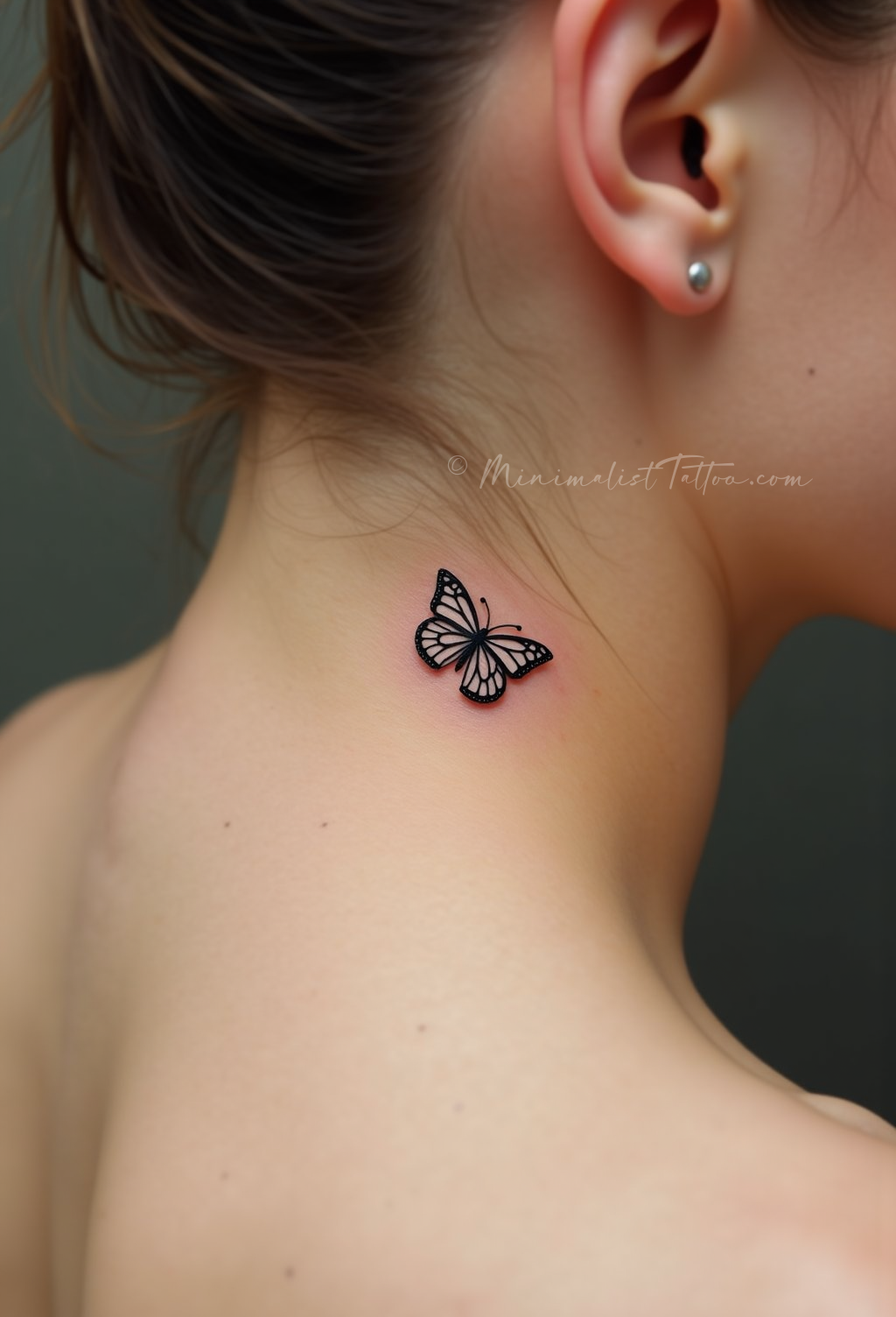 Small butterfly tattoo