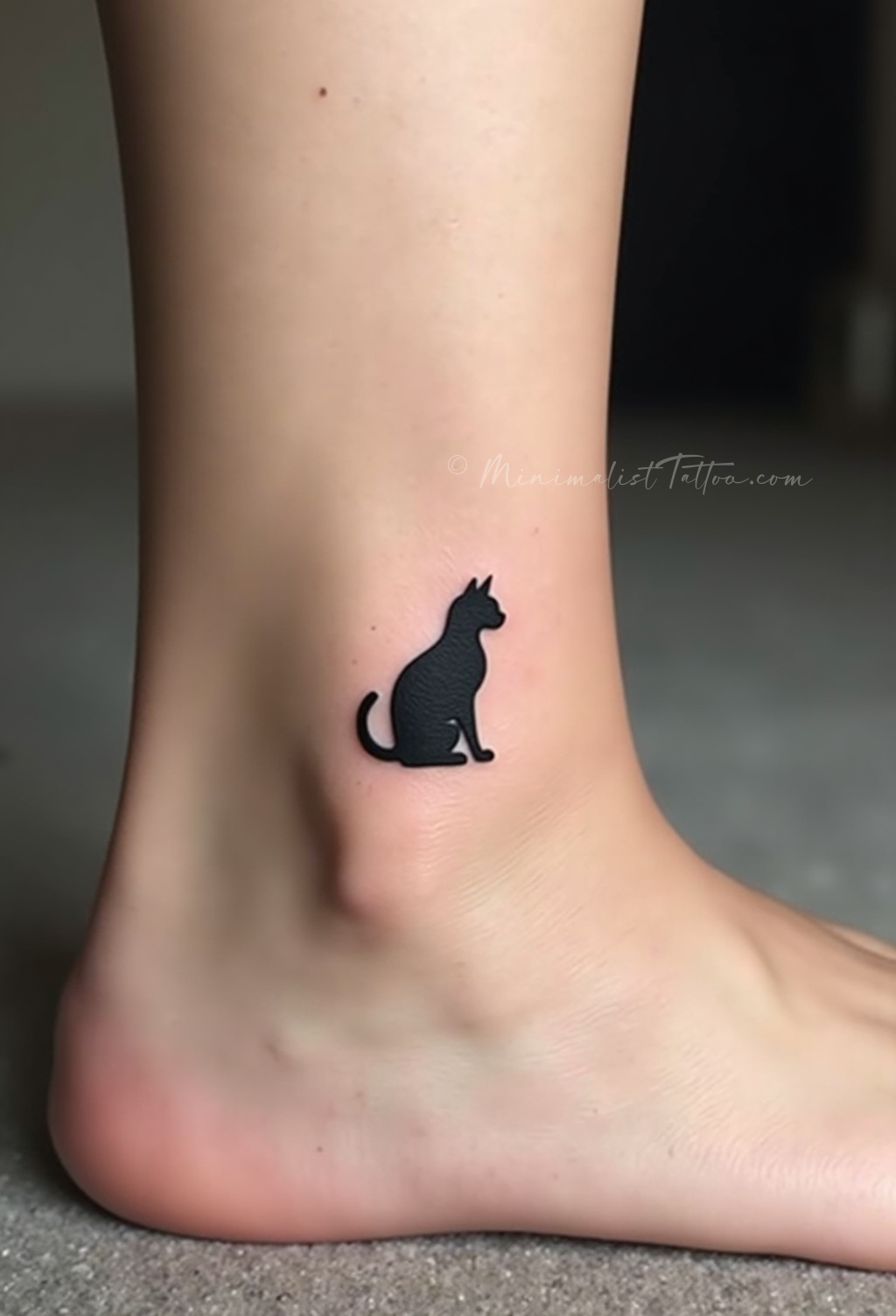 Small cat tattoo