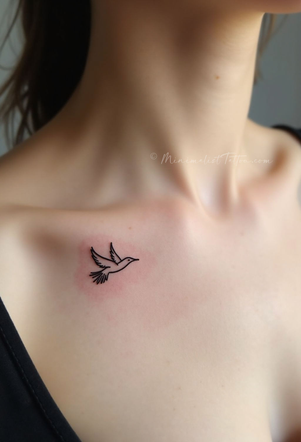 Small bird tattoo