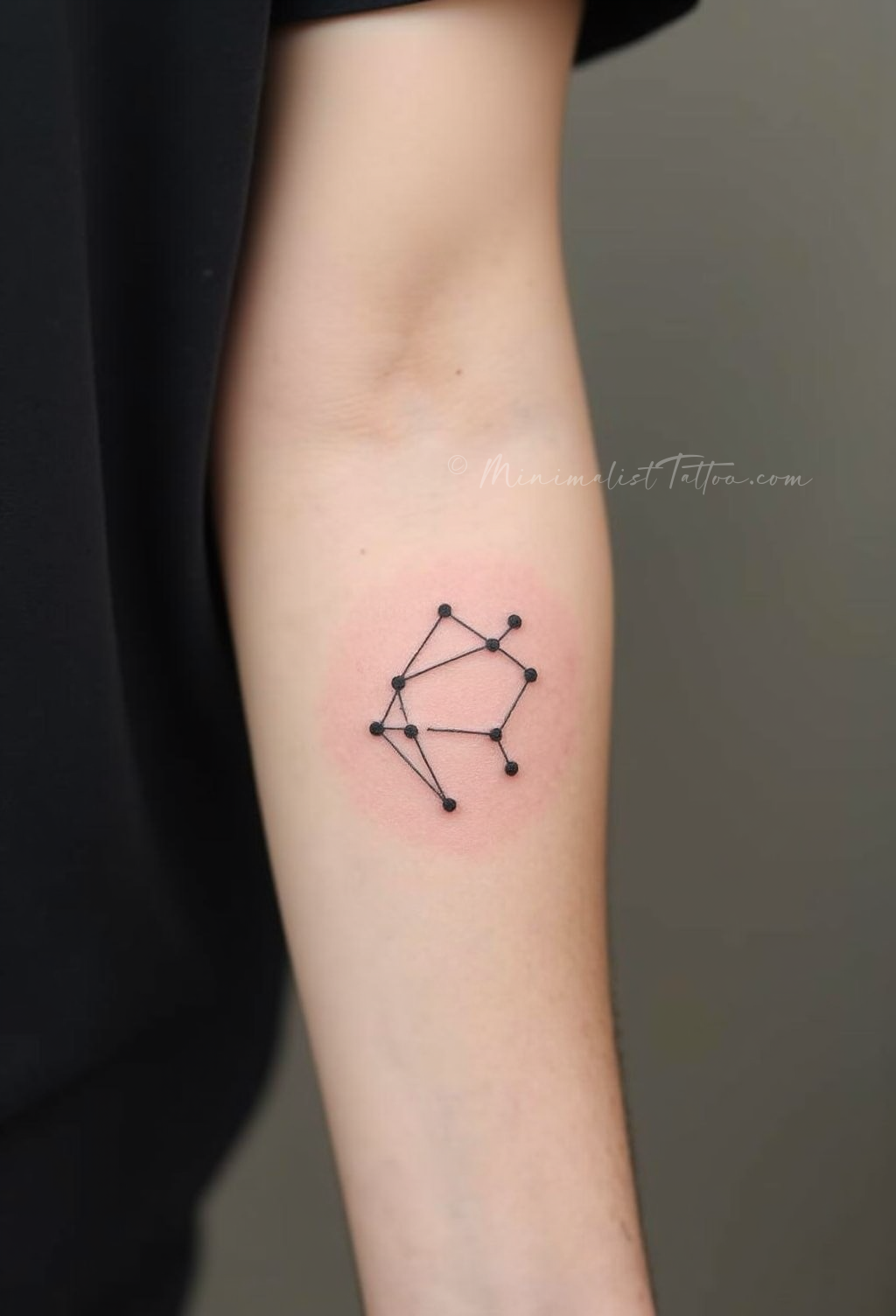 Small dotwork tattoo