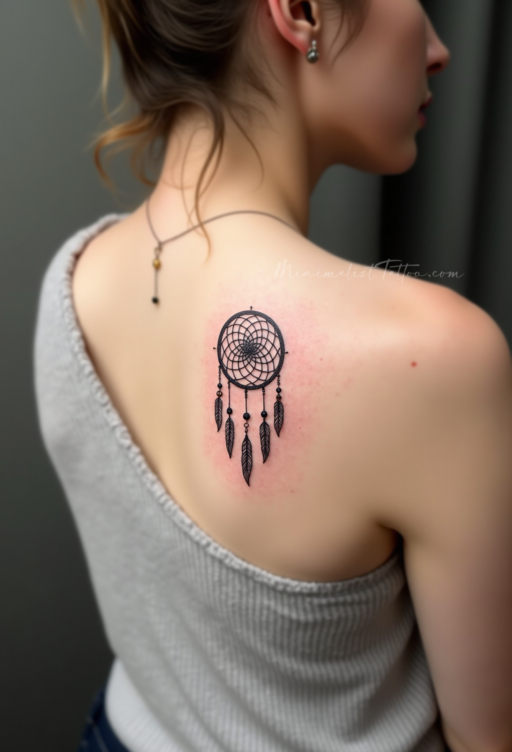 Small dreamcatcher tattoo